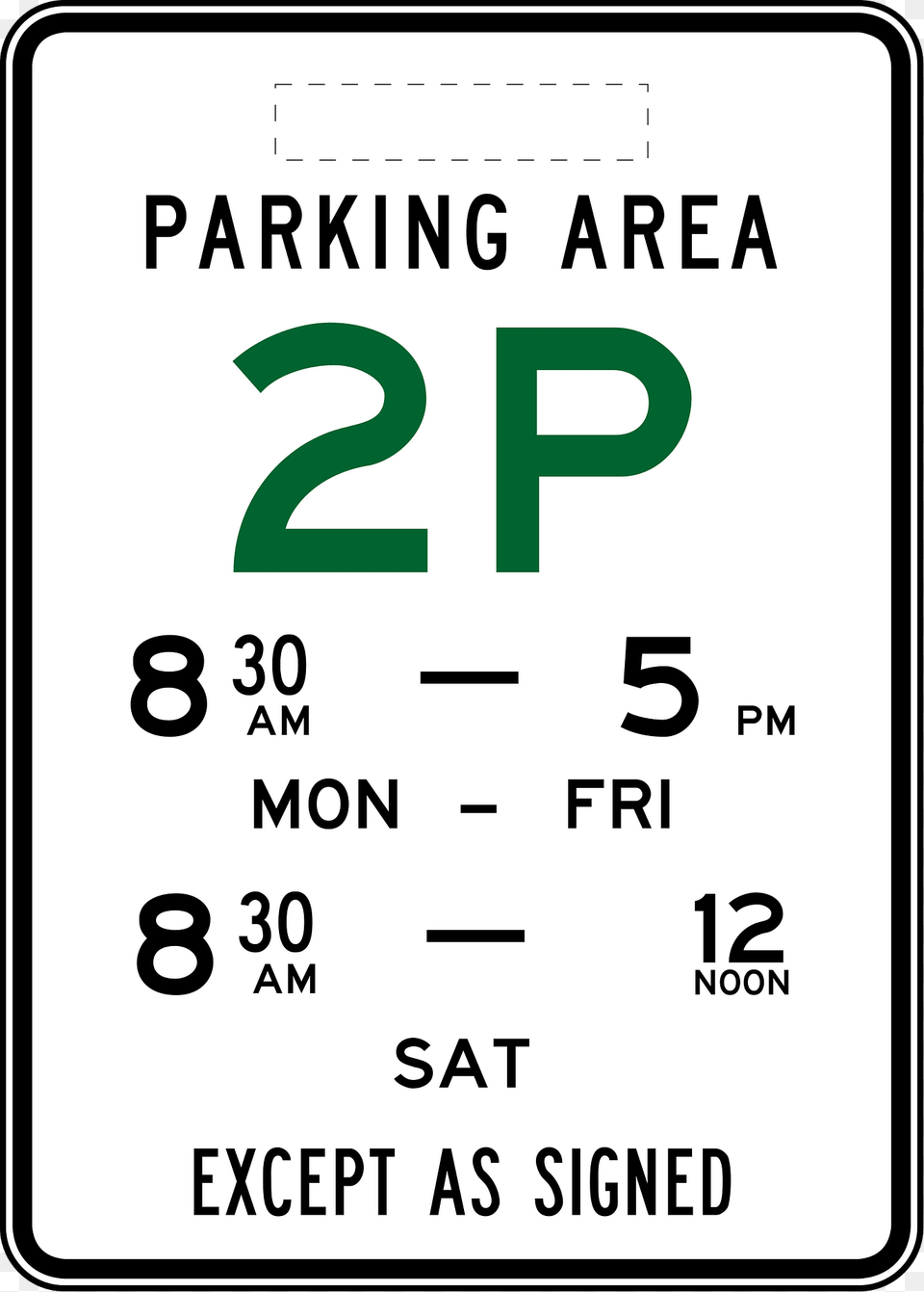 61 2 Hour Parking Area Clipart, Symbol, Text, Number Free Transparent Png