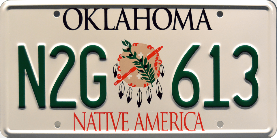 613 Prop Plate Movie Memorabilia From Twister With Oklahoma License Plate Prop Png