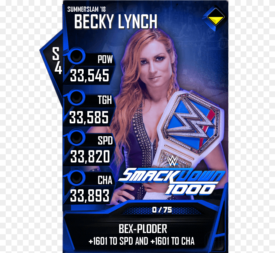 Becky Lynch, Advertisement, Poster, Adult, Female Png Image