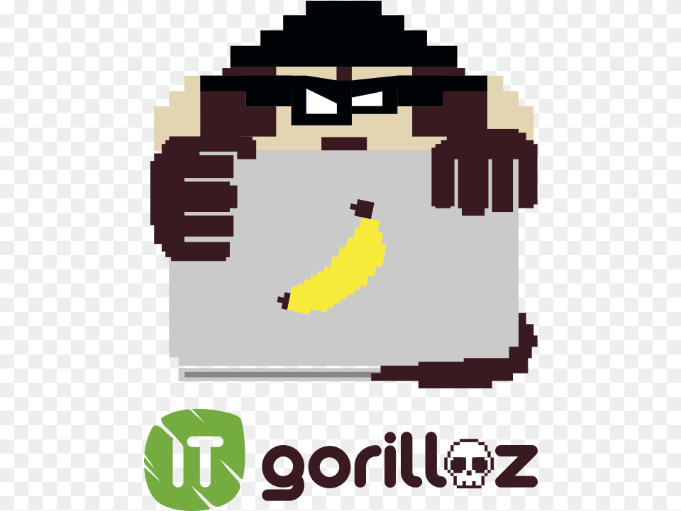Gorillaz Logo, Banana, Food, Fruit, Plant Free Png Download