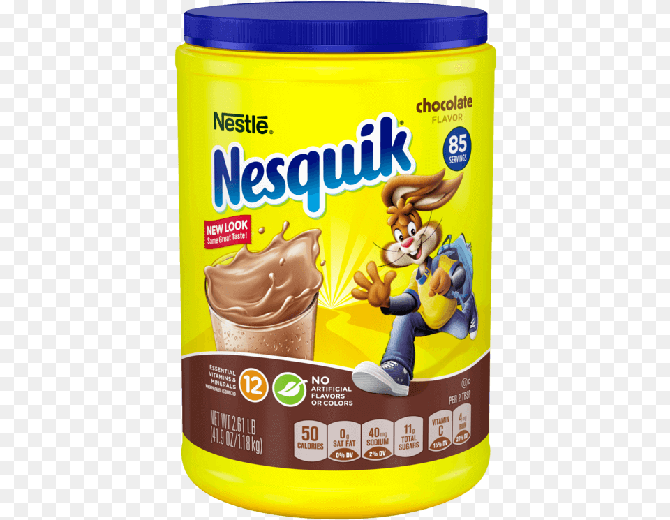 61lb Nesquik Chocolate Powder, Cream, Dessert, Food, Ice Cream Png