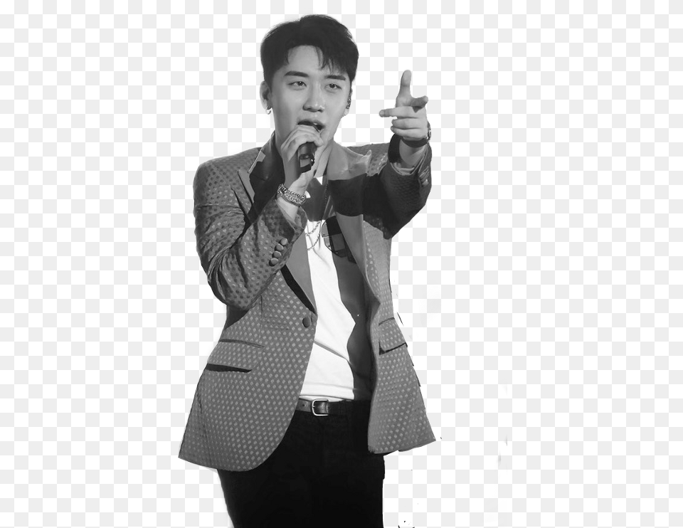 Seungri, Hand, Microphone, Finger, Electrical Device Free Png