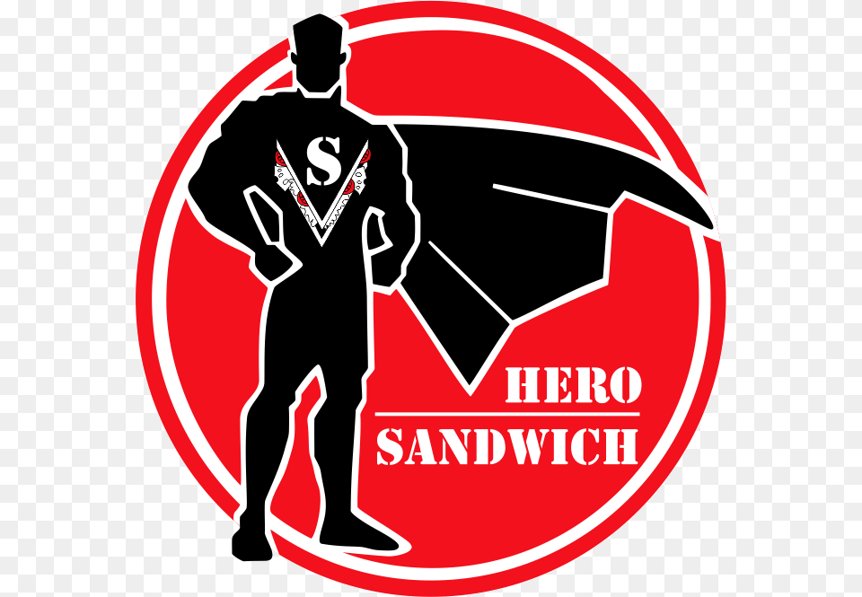 Hero Sandwich, Logo, People, Person, Adult Png Image