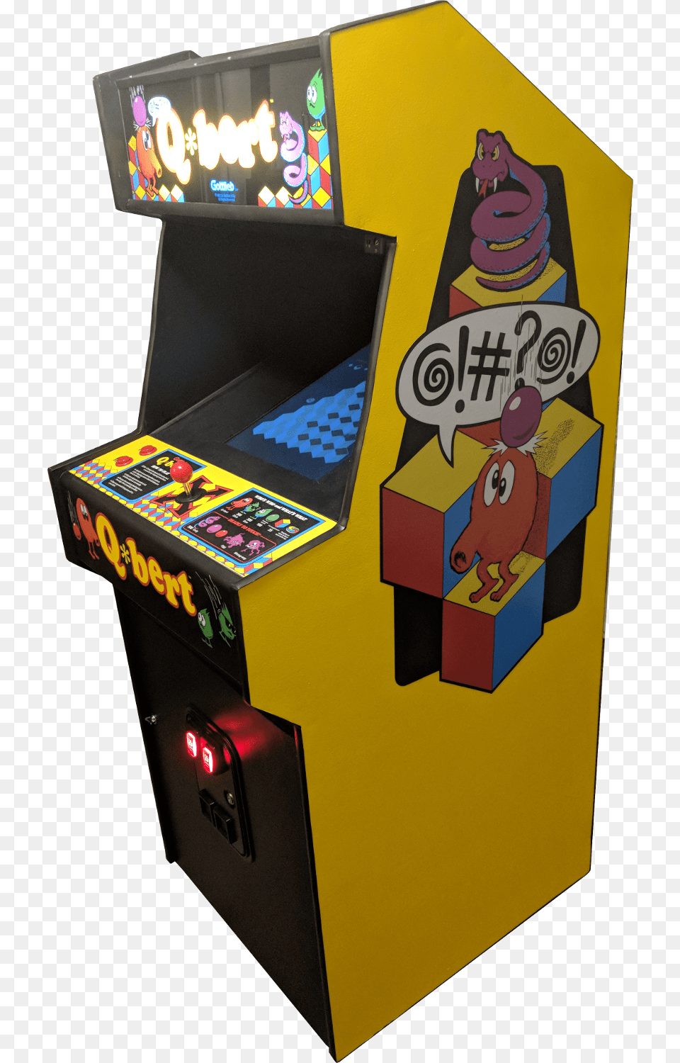 Qbert, Arcade Game Machine, Game Png