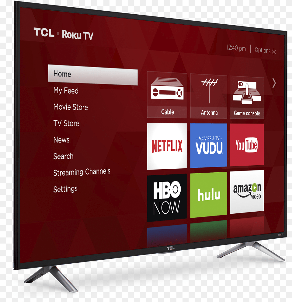 65 Inch 4k Ultra Hd Roku Smart Led Tv 2017 Model, Computer Hardware, Electronics, Hardware, Monitor Free Png