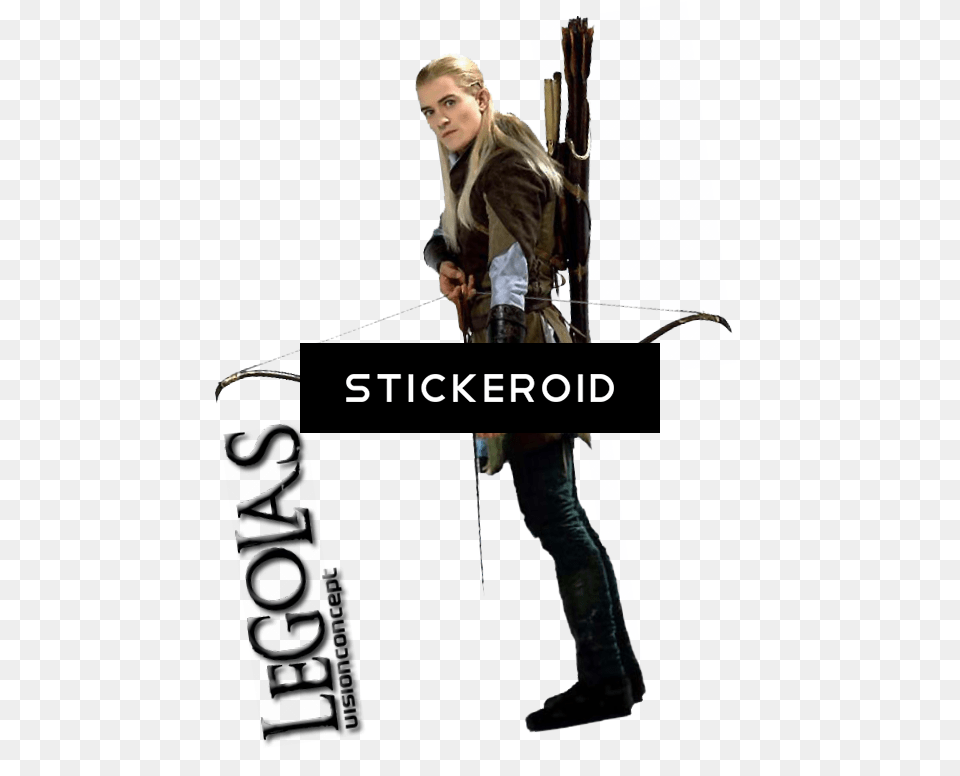 Legolas, Weapon, Person, Man, Male Free Png Download