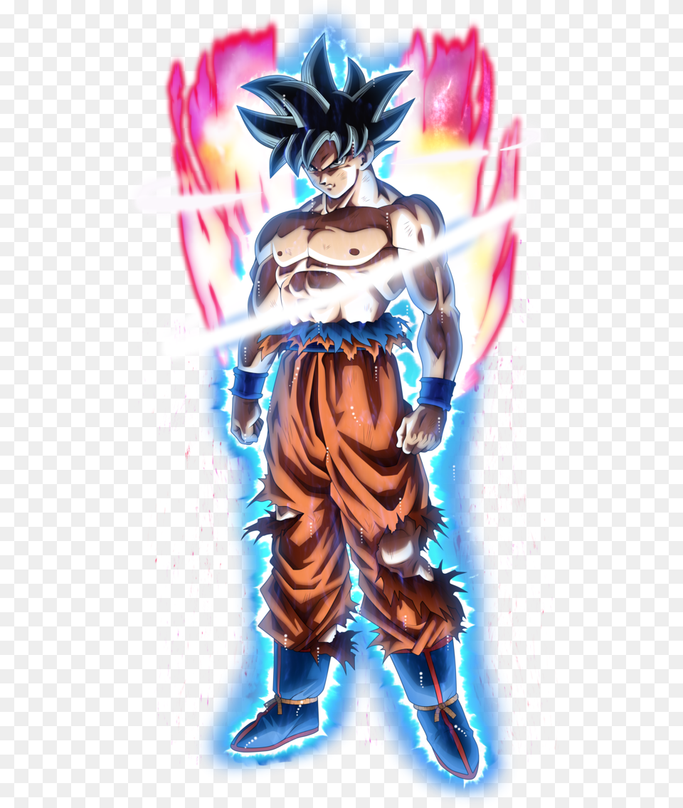 Ultra Instinct Goku, Person, Art, Book, Comics Png Image