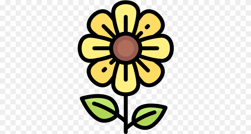 662 Vector Icons Of Flower In Floral, Daisy, Petal, Plant, Anther Free Png Download