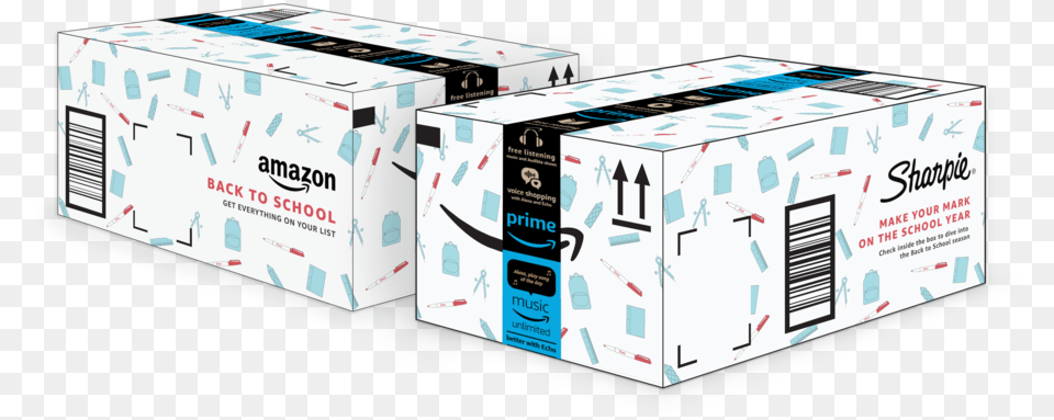 Amazon Box, Cardboard, Carton, Clapperboard Png Image