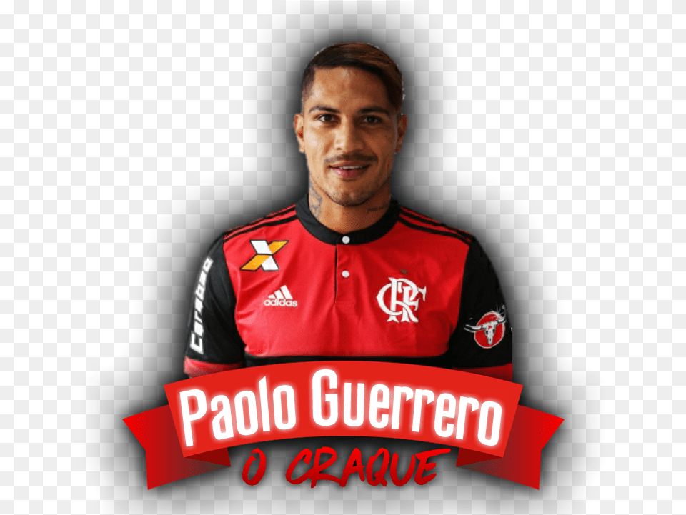Paolo Guerrero, Shirt, Clothing, Person, Man Free Transparent Png
