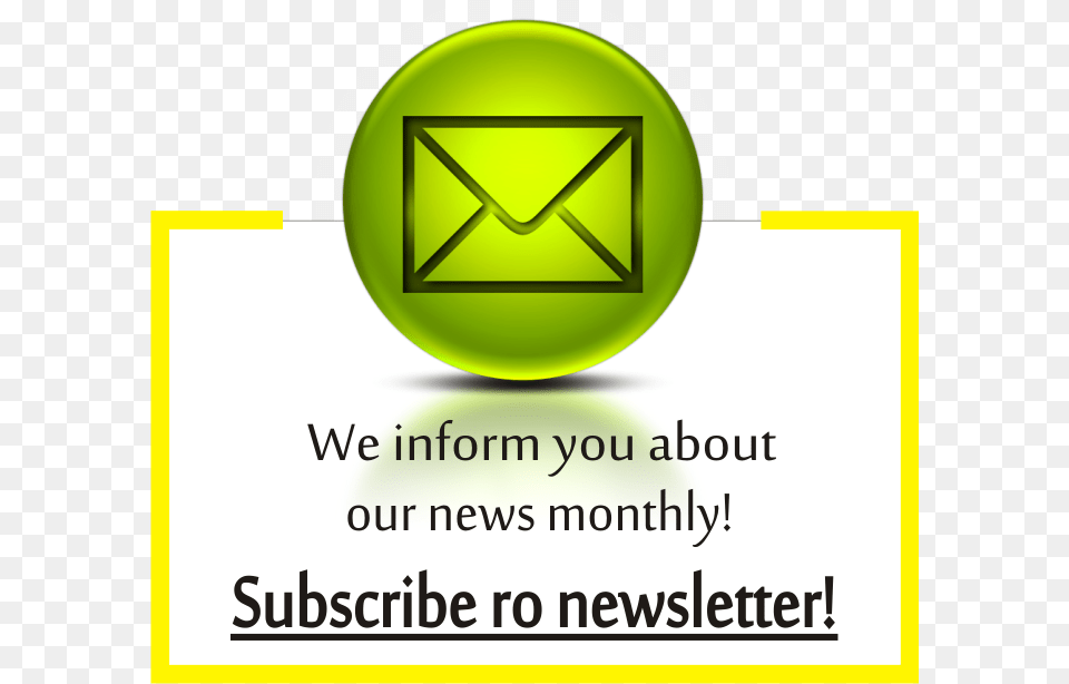 Yellow Subscribe Button, Symbol Free Transparent Png