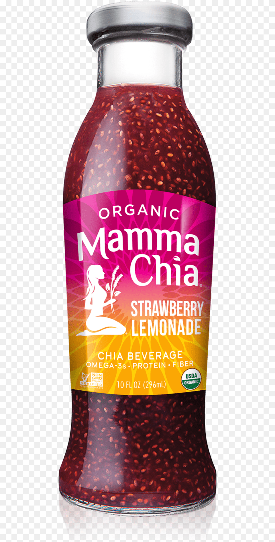 672 X Mamma Chia Organic Strawberry Lemonade, Alcohol, Beer, Beverage, Food Free Png