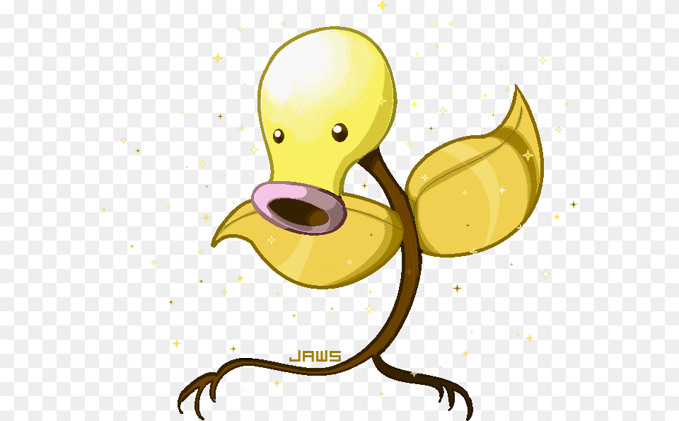 672x595 Shiny Bellsprout By Willow Pendragon Dawmpt0 Bellsprout Shiny Vs Normal, Animal, Beak, Bird, Banana Free Png