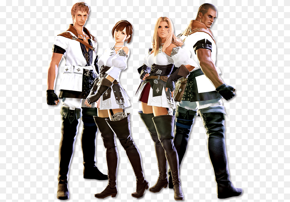 Final Fantasy Xiv Logo, Person, Clothing, Costume, Adult Free Png Download