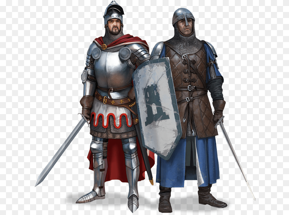 Knight Shield, Person, Sword, Weapon, Armor Free Png