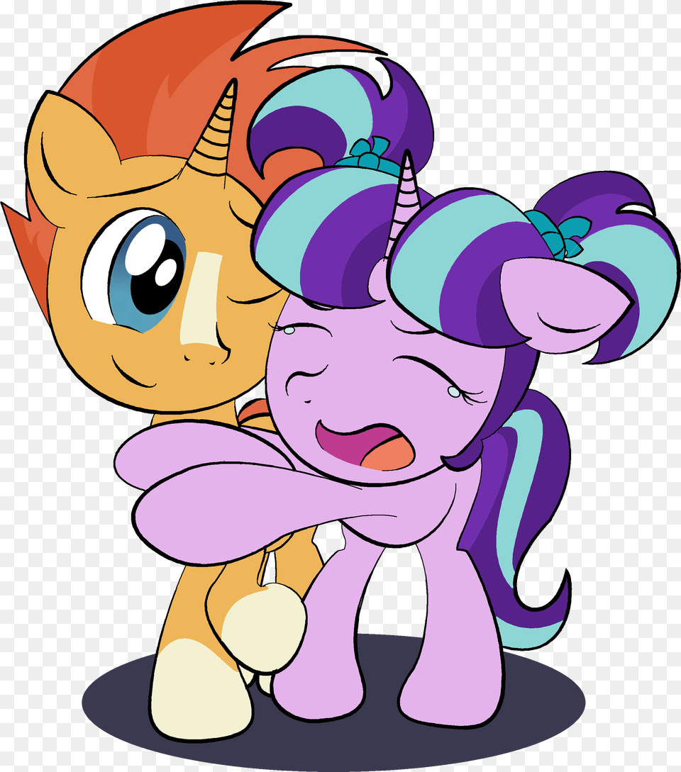 6e9l0gn Starlight Glimmer And Sunburst Love Sunburst And Starlight Glimmer Filly, Cartoon, Purple, Baby, Face Free Png Download