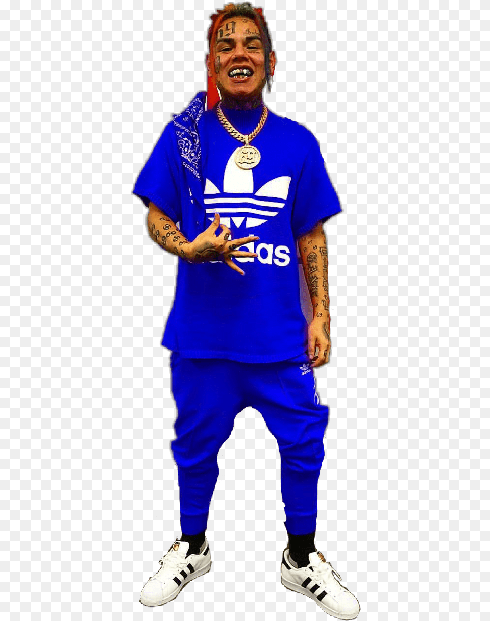 6ix9ine Gummo Kooda Keke 6ix9ine, Tattoo, Shoe, Skin, Person Png Image