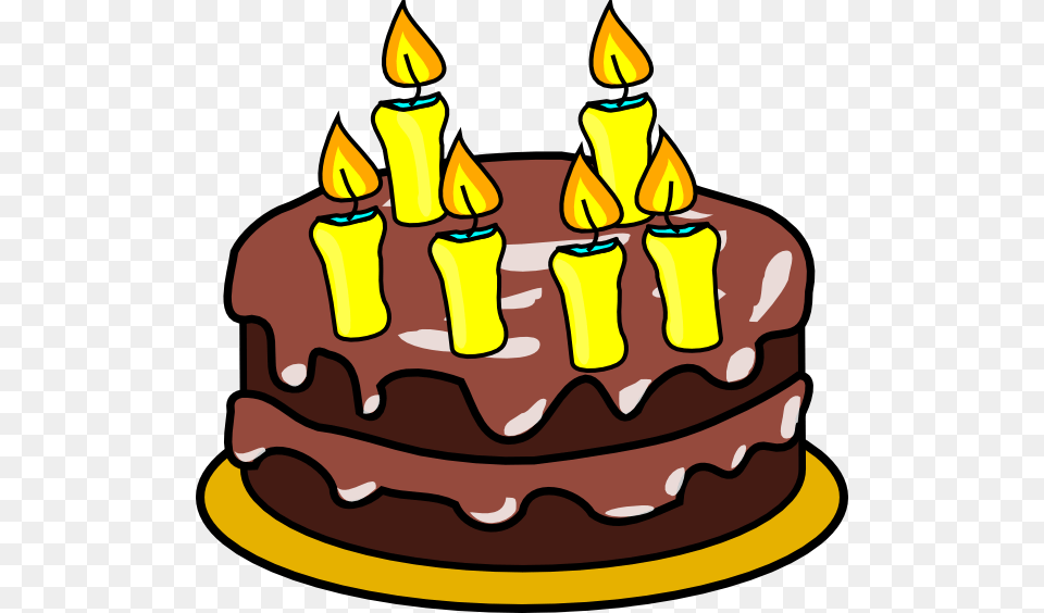 6th Birthday Cake Svg Clip Arts Chocolate Cake Clipart, Birthday Cake, Cream, Dessert, Food Png Image
