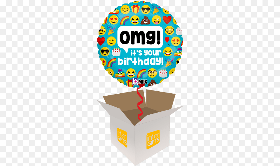 6th Birthday Logo Birthday Emoji, Box, Birthday Cake, Food, Dessert Free Png