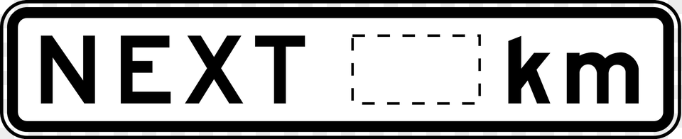 7 1 Distance In Kilometres Used With No U Turn No Left Turn No Right Turn Or No Turns Signs Clipart, License Plate, Transportation, Vehicle, Text Free Png