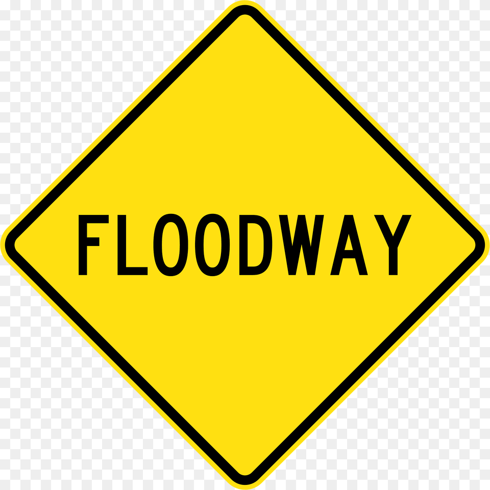 7 1 Floodway Clipart, Sign, Symbol, Road Sign Png