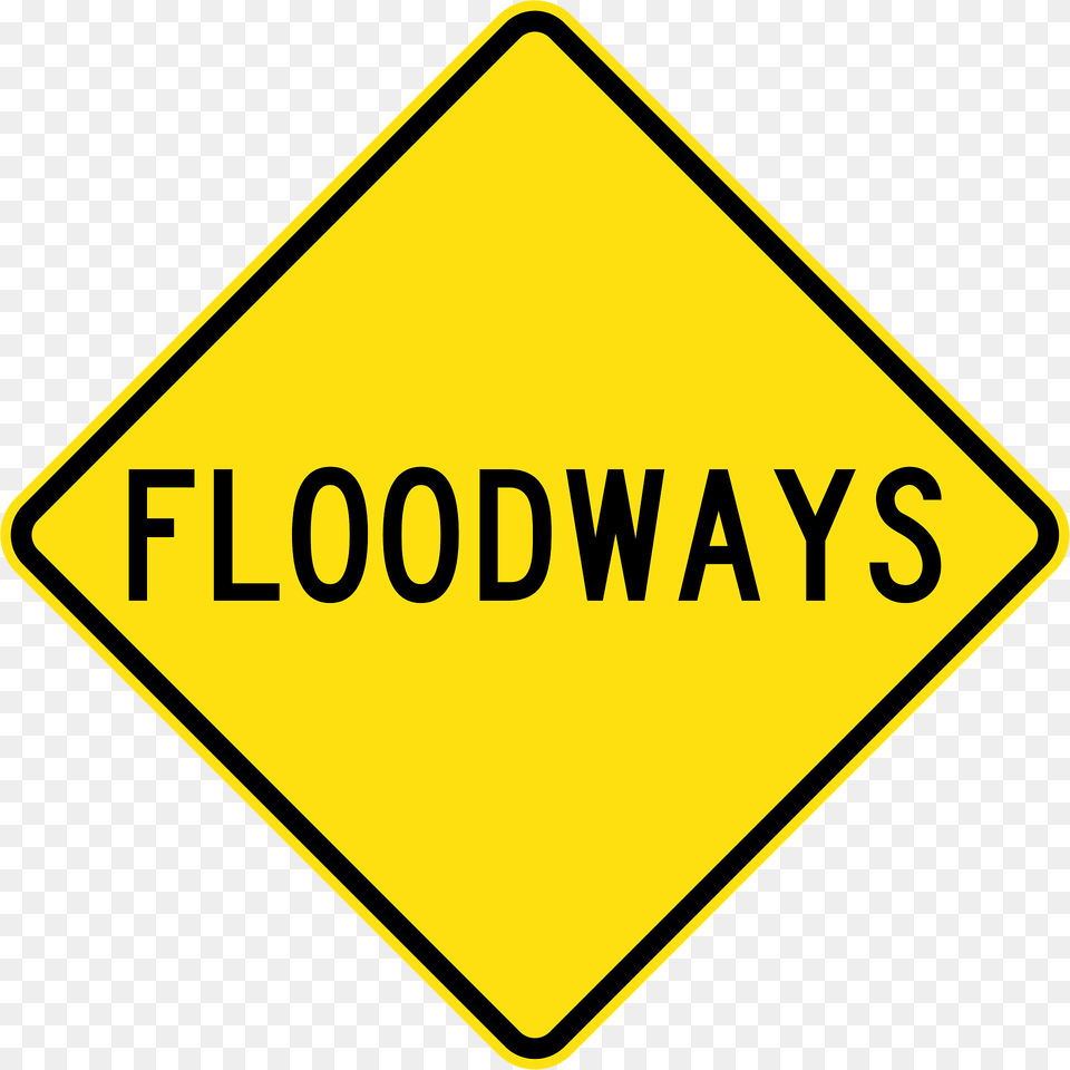 7 2 Floodways Clipart, Sign, Symbol, Road Sign Free Transparent Png