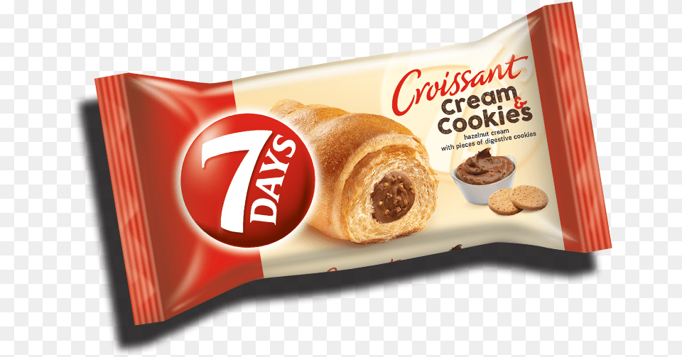 7 Days Croissant Strawberry, Bread, Food, Sweets, Snack Free Transparent Png