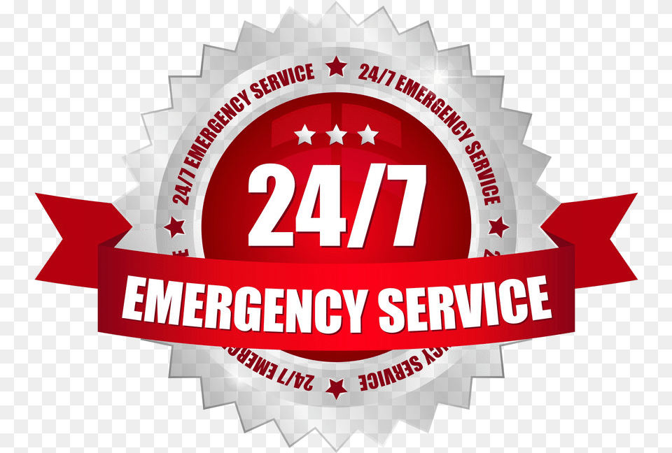 7 Emergency Locksmith 24 Hour Emergency Response, Logo, Badge, Symbol Png Image