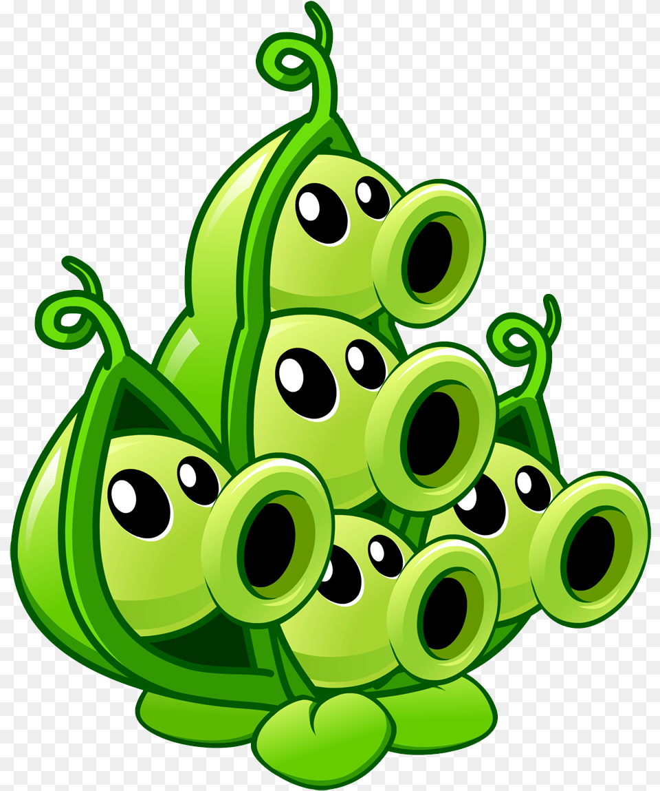 7 Jpg Plants Vs Zombies 2 Pea Pod, Green, Art, Graphics, Animal Free Png Download