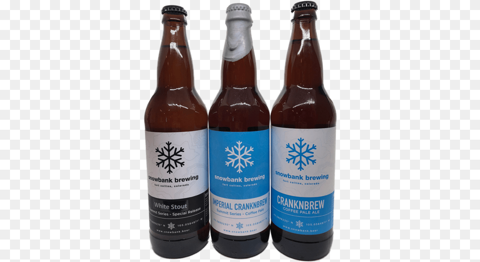 Snow Bank, Alcohol, Beer, Beer Bottle, Beverage Free Png Download