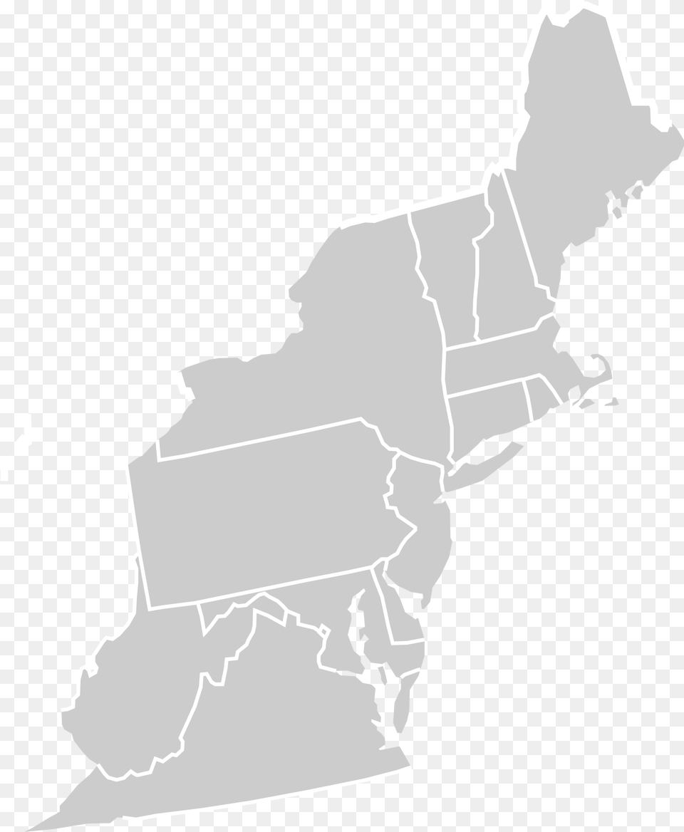Map Of Northeast Us States East Throughout Japan United States Size, Chart, Plot, Atlas, Diagram Free Png