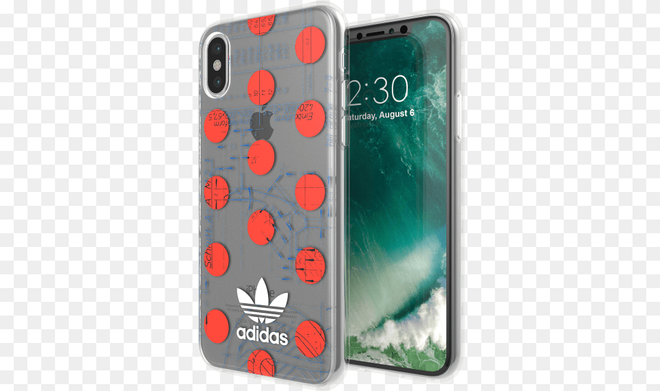 70s Clear Case For Iphone Xxs Adidas, Electronics, Mobile Phone, Phone Png
