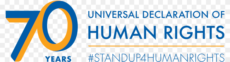 70th Anniversary Of The Universal Declaration Of Human, Logo, Text Png Image