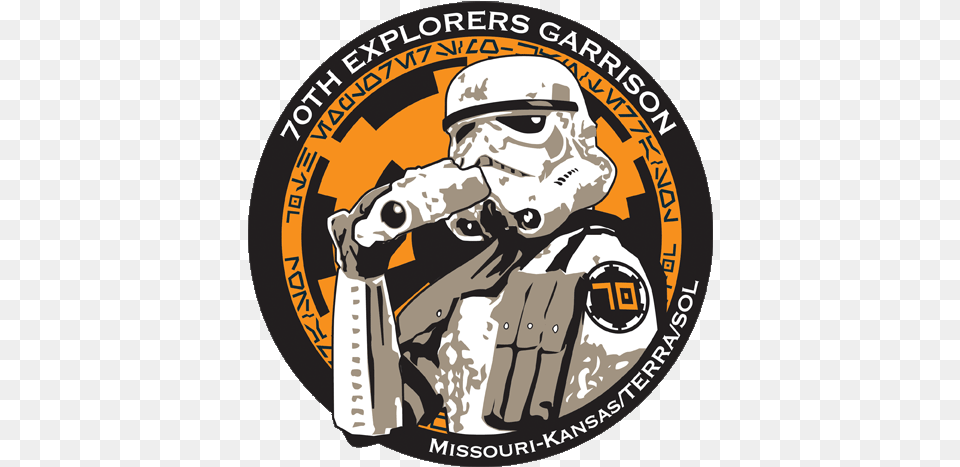 70th Explorers Star Wars Pictures 501st Logo, Sticker, Photography, Adult, Male Free Transparent Png
