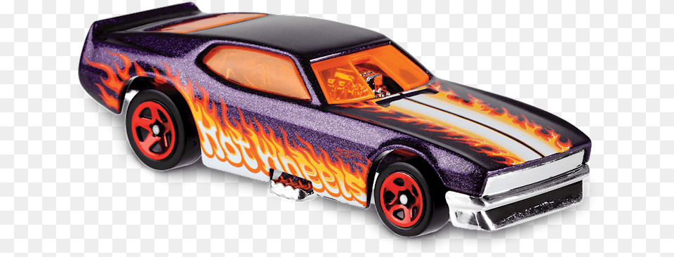 71 Mustang Funny Car In Purple Transparent Hot Wheel Cars, Spoke, Vehicle, Coupe, Machine Png