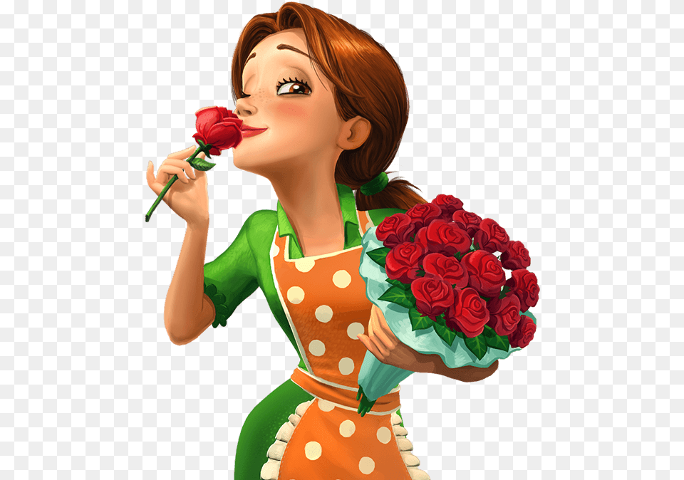 Delicious, Adult, Rose, Plant, Person Free Png