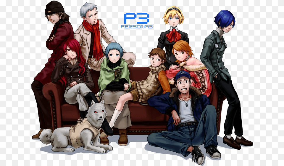 Persona 3 Logo, Publication, Book, Comics, Adult Free Transparent Png