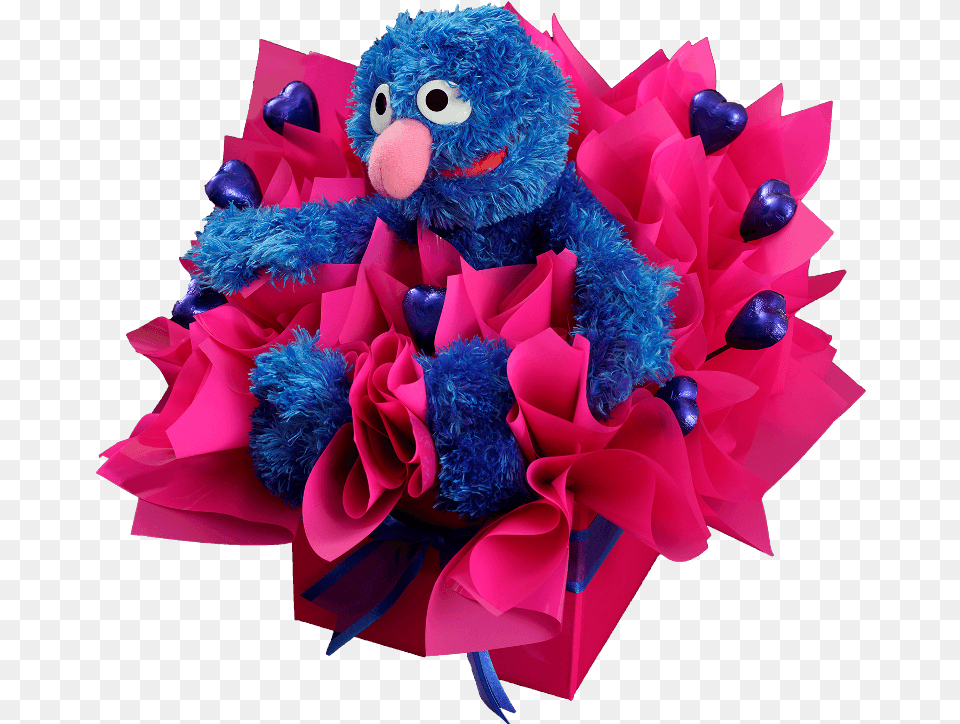 Grover, Toy, Flower, Flower Arrangement, Flower Bouquet Free Transparent Png