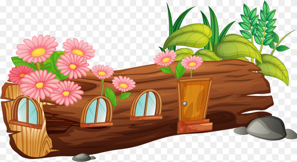 Tronco, Daisy, Flower, Plant, Potted Plant Png Image