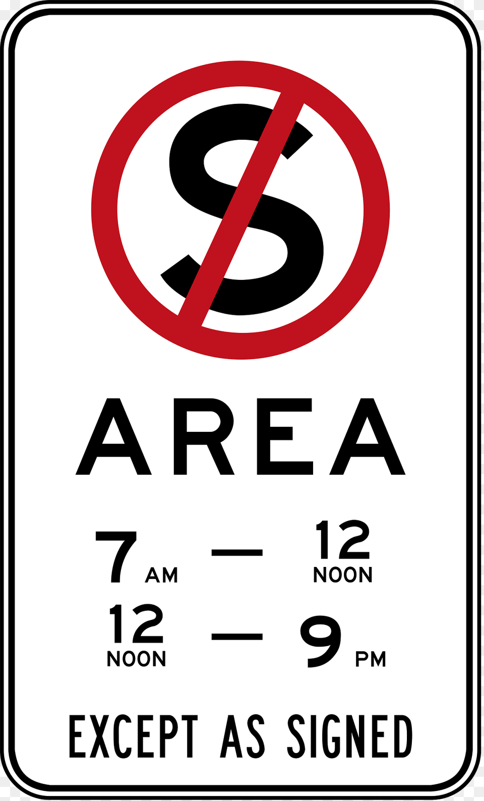 72 No Stopping Area Clipart, Sign, Symbol, Road Sign Free Transparent Png