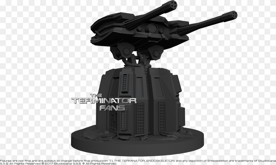 Terminator Face, Cannon, Weapon, Bulldozer, Machine Png