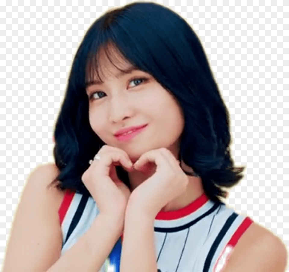 Twice Momo, Face, Happy, Head, Person Png Image