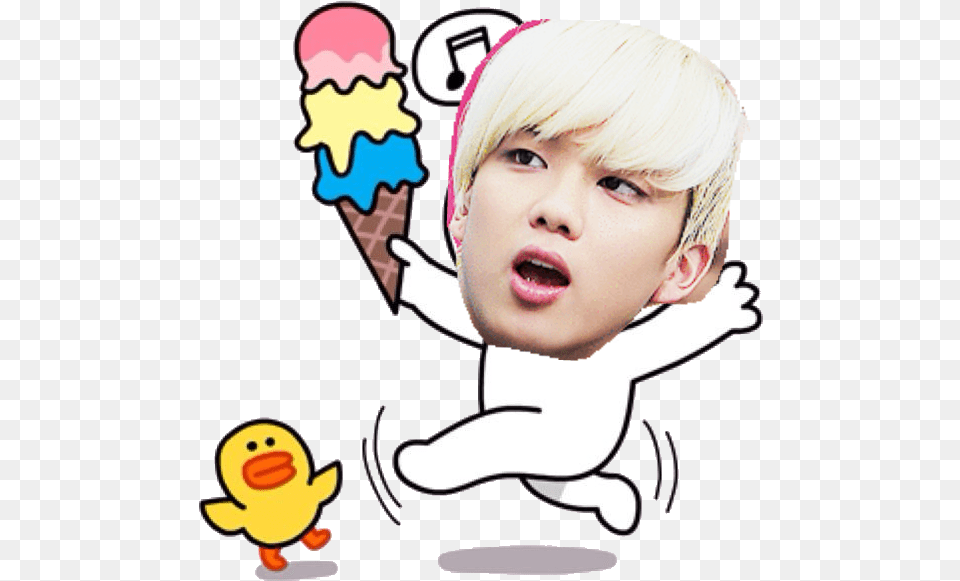 Daehyun, Cream, Dessert, Food, Ice Cream Png