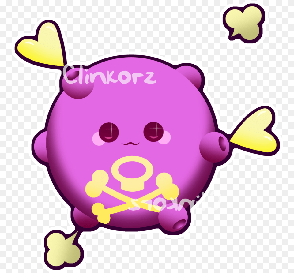 Koffing, Purple, Baby, Person, Balloon Png