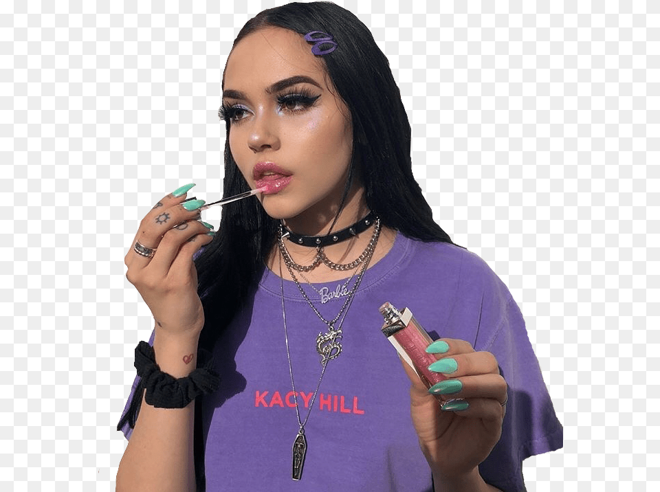 Maggie Lindemann, Accessories, Jewelry, Necklace, Smoke Pipe Png Image