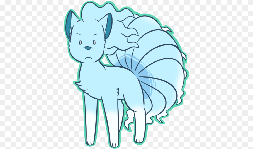 Alolan Ninetales, Art, Face, Head, Person Png Image