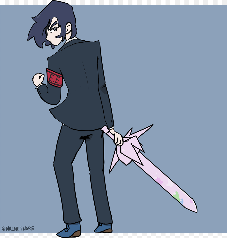 Minato, Weapon, Sword, Person, Man Free Png