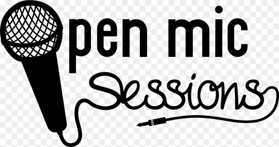 O Open Mic Sessions, Gray Free Png