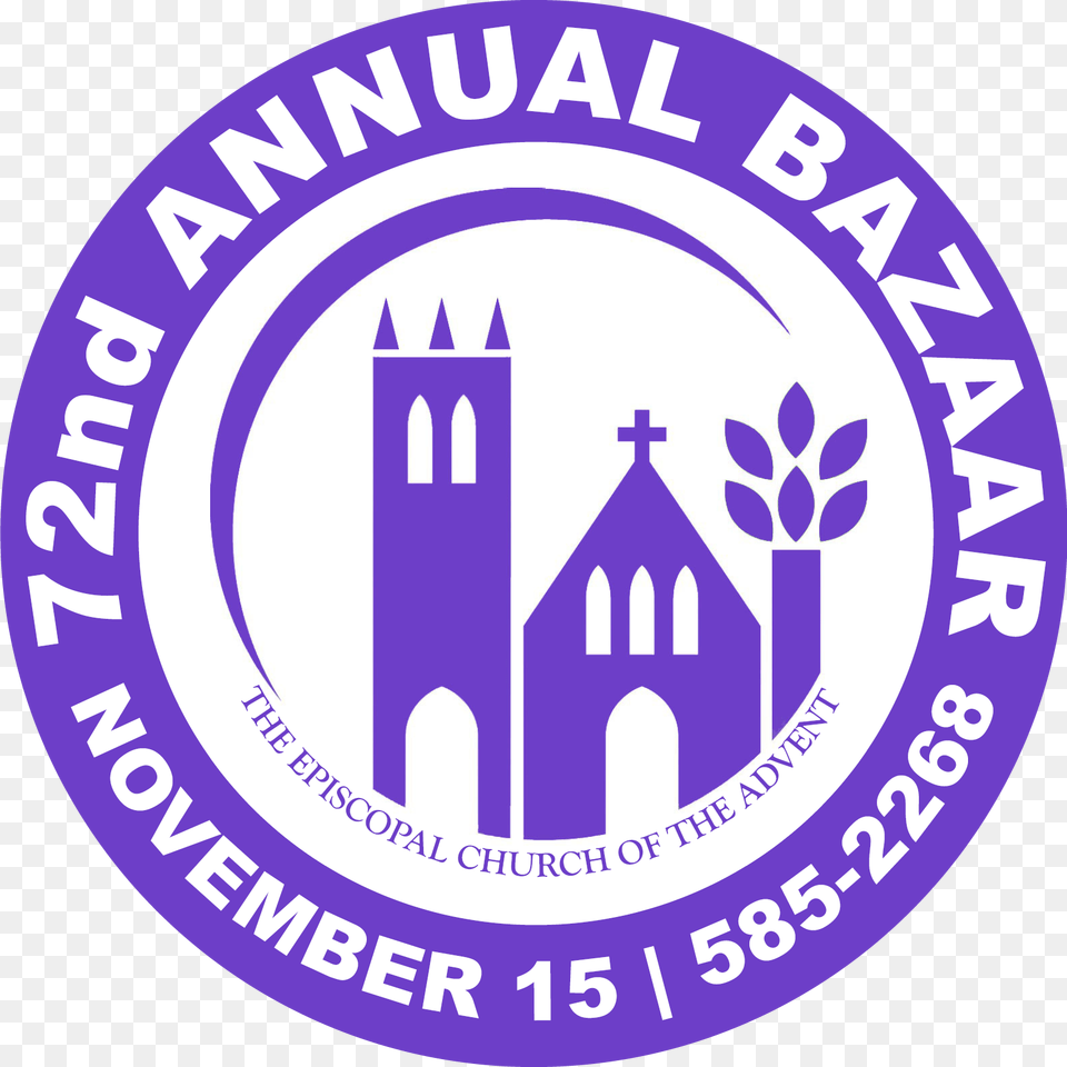 72nd Annual Ecw Bazaar November 15 Logo Circle Free Png Download
