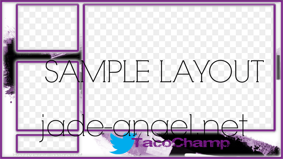 Twitch Layout, Purple, Art, Collage, Electronics Free Png Download
